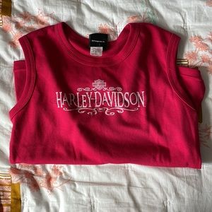 Retro Harley Davidson tank